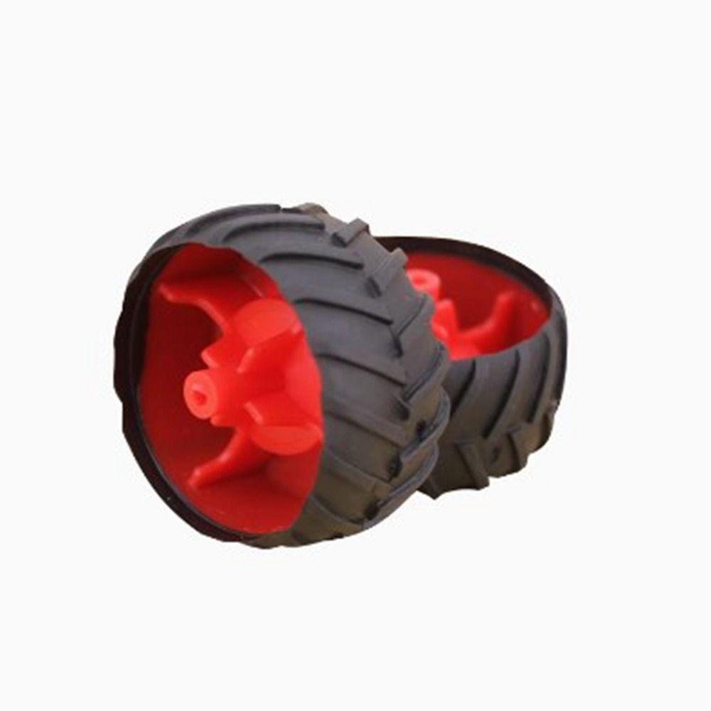 Black Four-wheel Toy Accessories Mini Rubber Wheels Model High Quality Drive Car Wheels