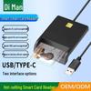 USB 2.0 Type-C считыватель смарт-карт: Универсальное решение для карт IC, банковских карт, SIM-карт, удостоверений личности и CAC