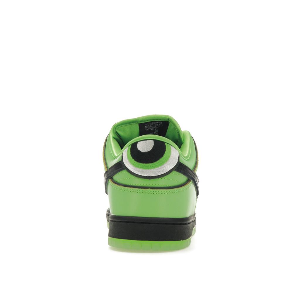 The Powerpuff Girls x Nike Dunk Low Pro SB QS Buttercup Унисекс Кроссовки Зеленый Средне-зеленый Черный FZ8319-300