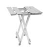 Portable Stainless Steel Fishing Folding Chair, Easy Folding with   Rivets Fixed Design and Anti Skid Legs, for Outdoor Camping and Fishing