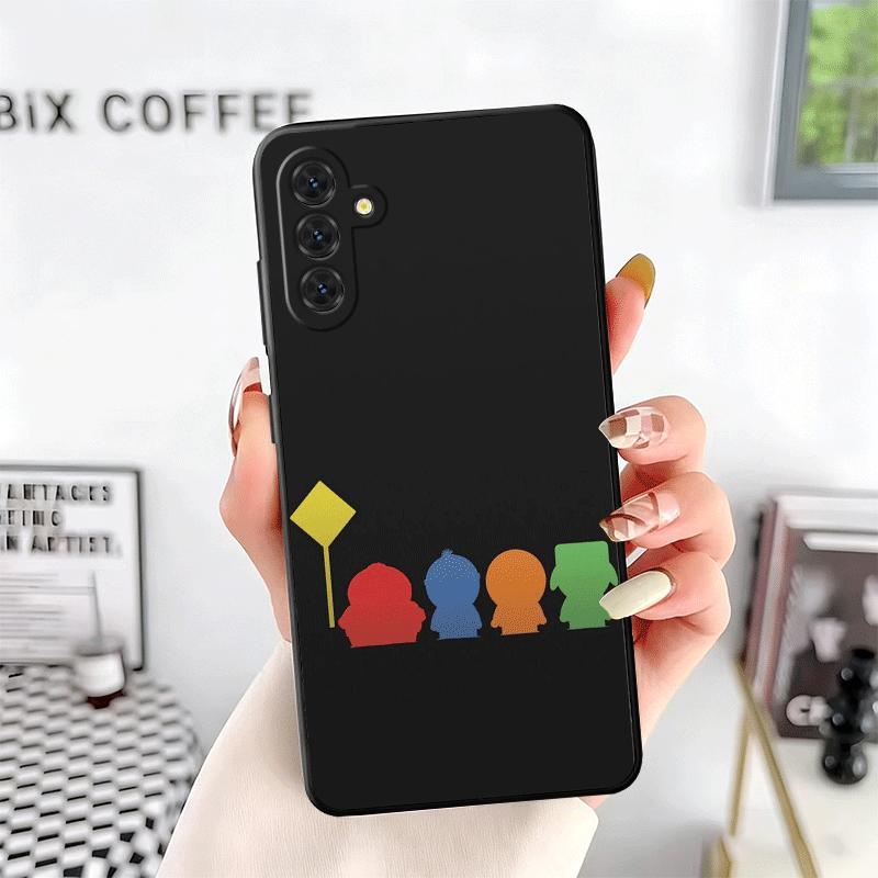 Cartoon S-South P-Parkes Soft Phone Case for Samsung A17 A37 A57 A16 A26 A36 A56 A15 A25 A35 A55 A14 A24 A34 A54 A13 A23 A33 A53