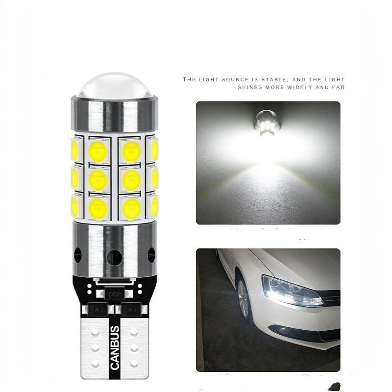 2 шт. Xstorm T10 Светодиодная лампа W5W LED 168 194 Canbus 27SMD 3030 Автомобильные сигнальные огни Габаритные огни Фонарь номерного знака 6000K Белый 12В