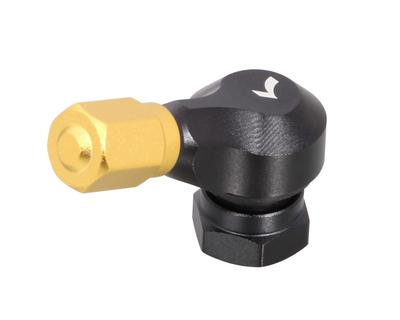 Kitaco 509-5000370 Алюминиевый воздушный клапан Тип 3 (Черный корпус/Золотая крышка) Общее назначение