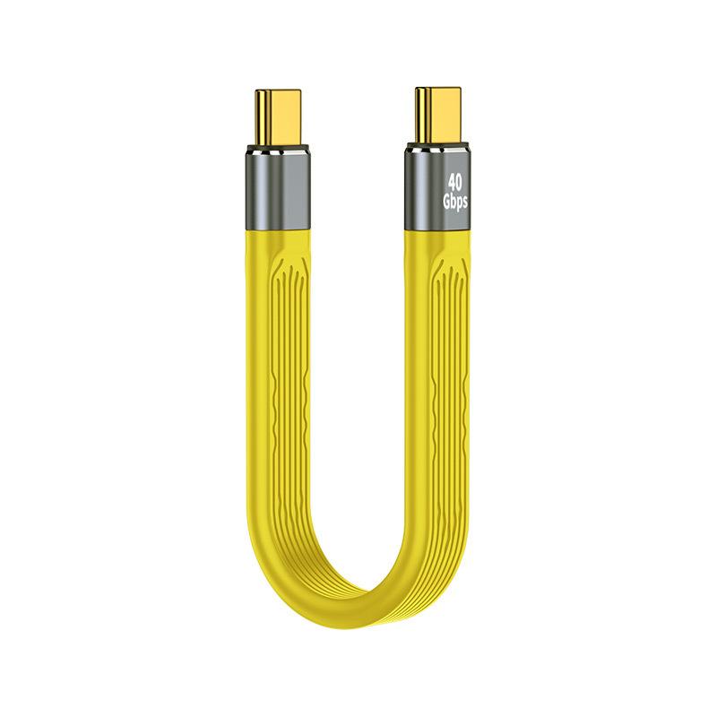 1 шт. USB4.0 FPC Гибкий Короткий Кабель, Thunderbolt 4 Полнофункциональный Кабель Данных, Высокоскоростная Передача 40 Гбит/с, Быстрая Зарядка PD, Кабель-удлинитель USB 3.1