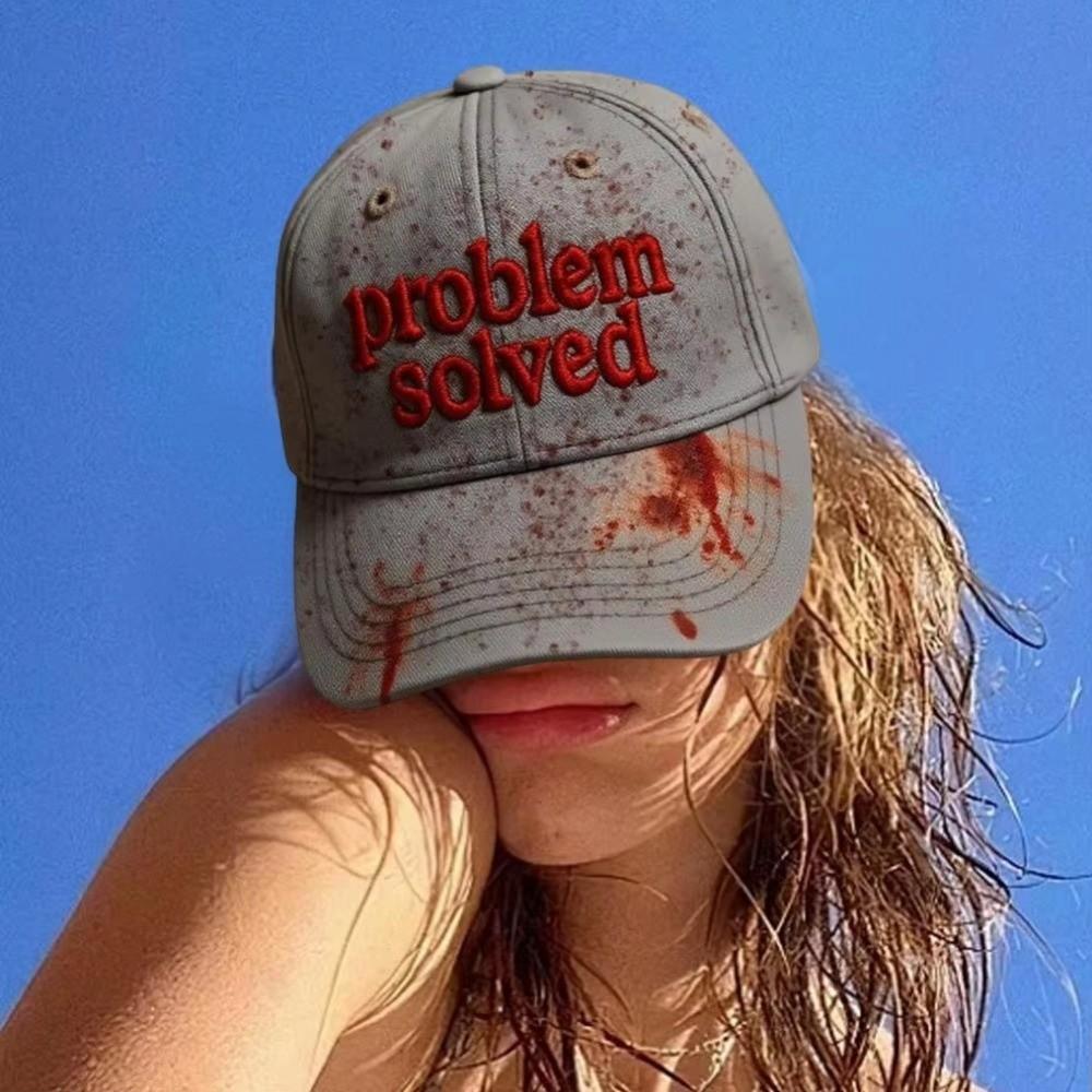 Halloween Costume Accessory Halloween Print Hat Bloodstained Print Hats  Cosplay