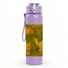 1PC Two Kittens Vintage Painting 750ml Color Plastic Sports Water Bottle Leakproof Flip Straw Lid Suitable for Sports Office Home Use