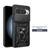 Чехол для Google Pixel 9 Чехол для Google Pixel 9 Pro XL Fold Чехол-книжка Магнитное кольцо-держатель Бронированный чехол для телефона Слайдер Защита камеры Задняя крышка
