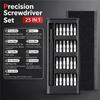 25 in 1 Precision Screwdriver Set Magnetic Bit Repair Tool Kit for Phone Laptop Electronics Household DIY Maintenance