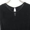 DAISY LIN PARIS made in Japan No sleeve knit Knee-length dress 38 black Women Used