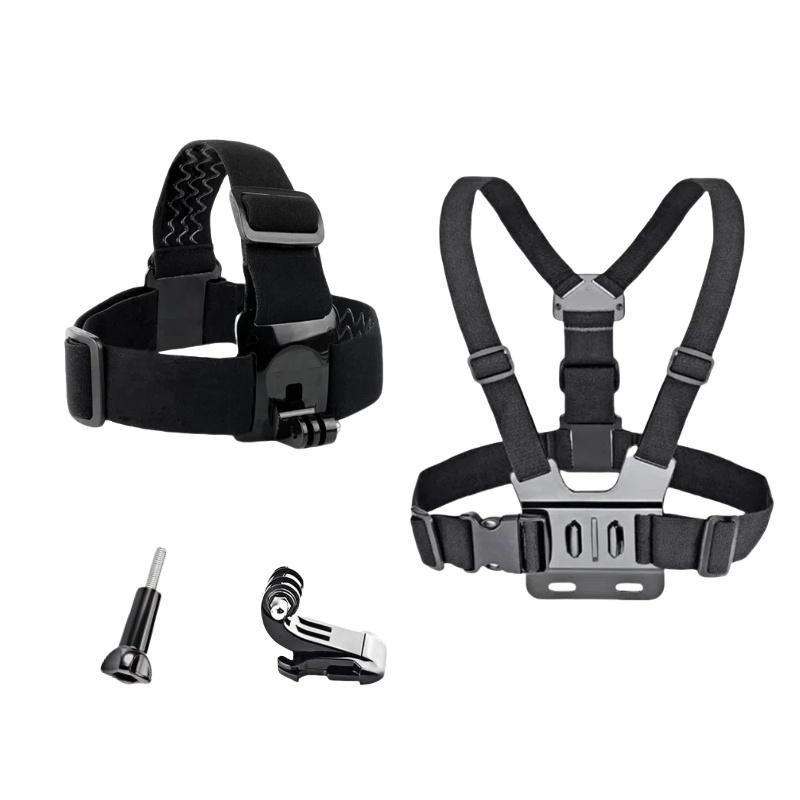 Terebento Chest Strap Headband Mount Phone Rotate Mount  For GoPro Hero 9-13 Insta360 X4 DJI Action 4 Action Camera Accessories