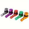 2Pcs 90 Degree CNC Motorcycle Tire Valve Stems -Universal Motorcycle Aluminum Wheels Tire NCY Leak-proof TWPO Valve Caps