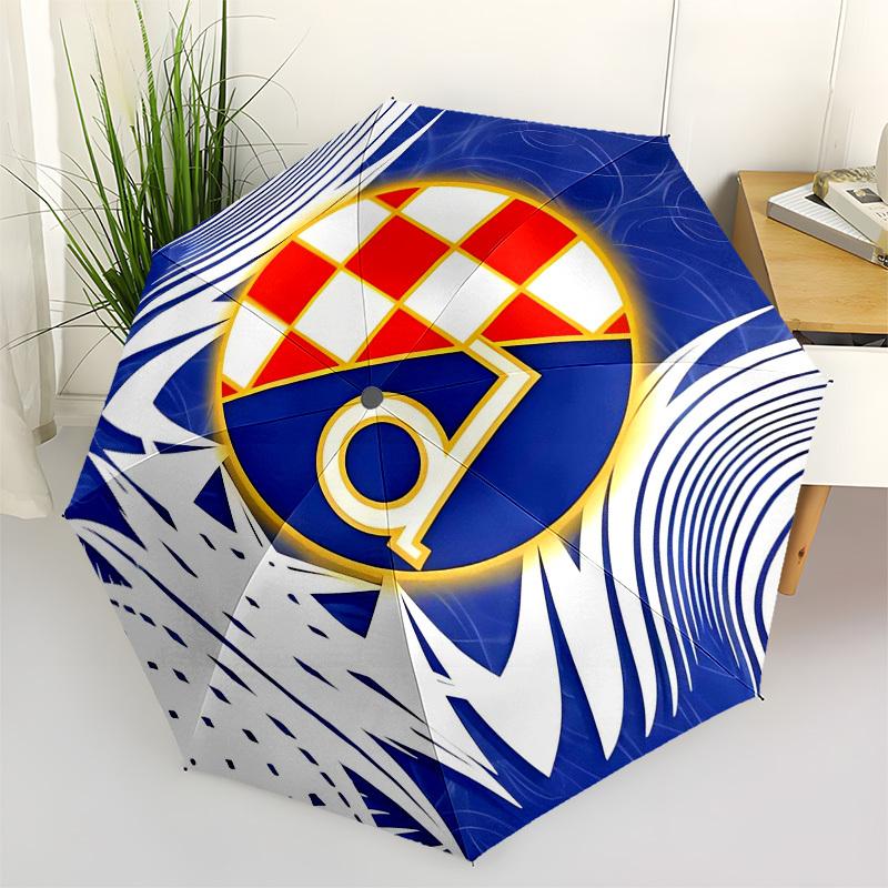 Croatia, Emblem Automatic Opening and Closing, 8 rib Structure Portable Umbrella, Suitable for Men and Women in All Seasons Perfect Gift fo