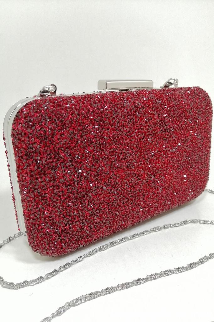 Women's Stylish and Useful Evening Dress Bag Yakamoz Women's Silver Stone Evening Dress Clutch Portfolio Bag