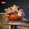 Красочный Бог Богатства символизирует традиционную фестивальную роль процветания, идеально подходит для новогоднего домашнего декора и настольного декора.