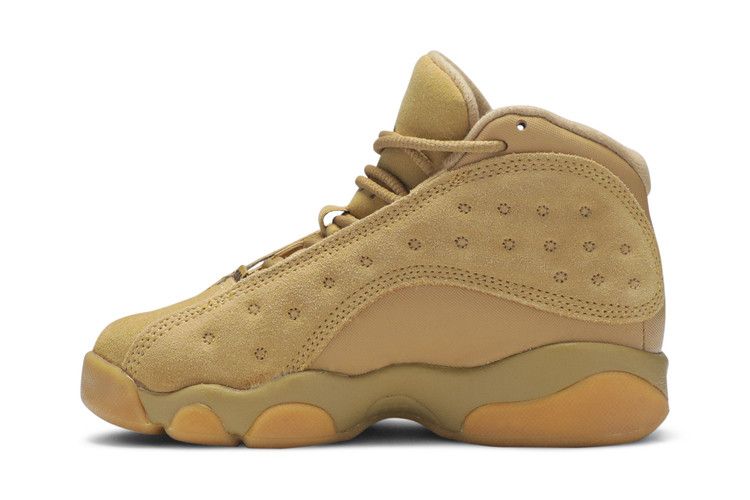 Kids' Sneakers Jordan 13 Retro Wheat (PS) Elemental Gold/Baroque Brown