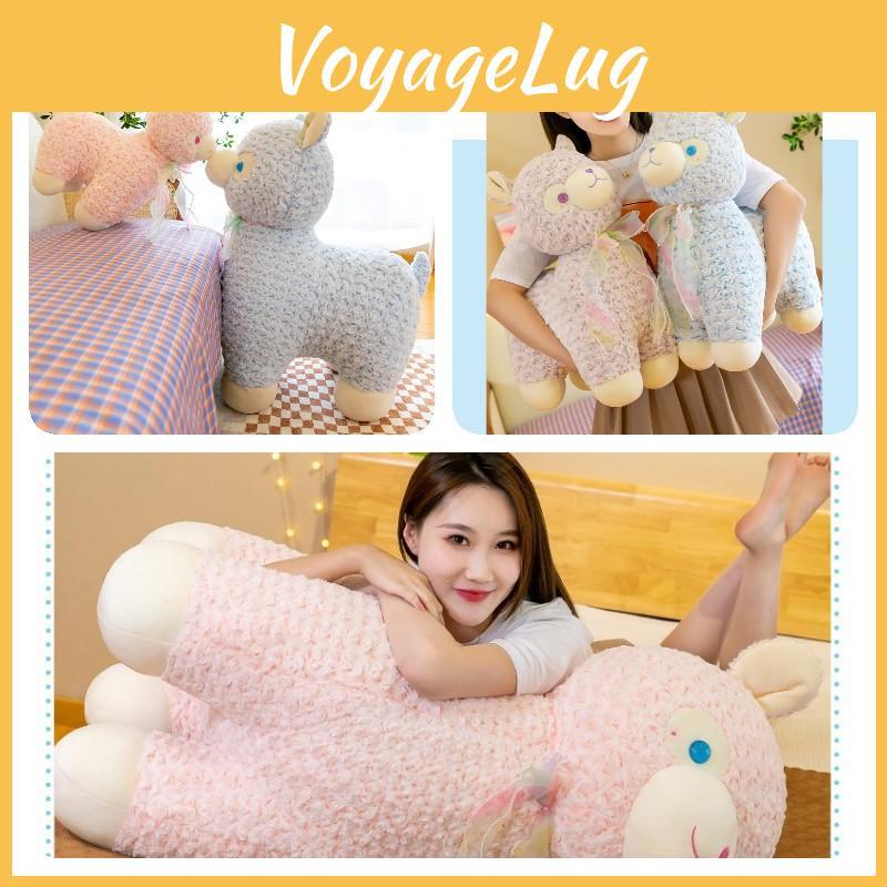 Милая плюшевая игрушка лама альпака для девочек, подарок на день рождения, мультяшная овечка, мягкая подушка-игрушка