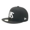 Японская профессиональная Tokyo Yakult Размер 7 NPB YAKSWA Размер 25J [New Era] Кепка, Бейсбол, Swallows, 5/8, 5950, 2013, YS, Черный/Белый,