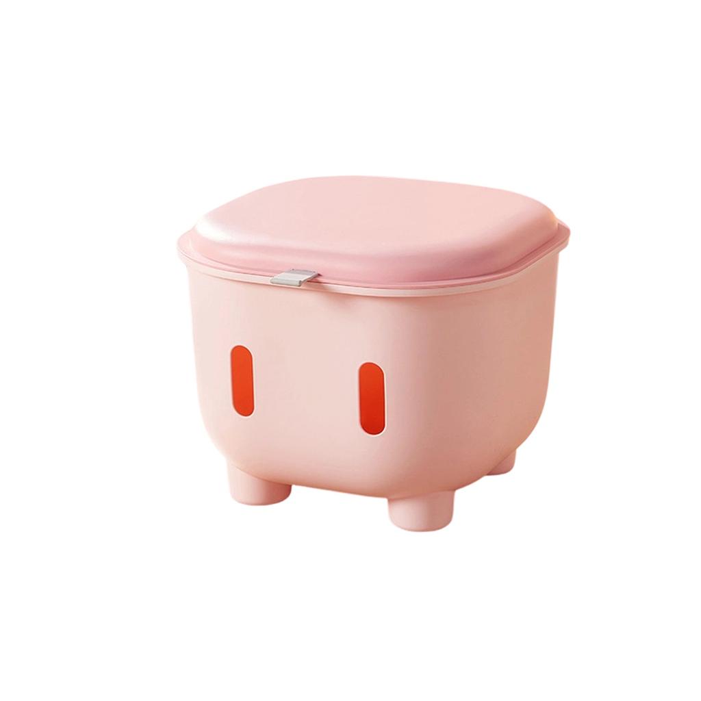 Multifunctional Kids Storage Stool with Lid Soft Seat Cover Durable Plastic Construction for Toys Snacks Clothes Household Use