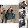 Stylish Large Capacity Plaid Shoulder Tote Bag For Women With Vintage Charm In Green