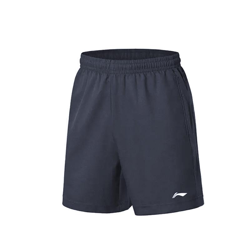 Li-Ning Однотонный Дышащий Модный С коротким рукавом Универсальный Удобный Шорты Повседневный Спортивный костюм Мужские комплекты YATV051-3