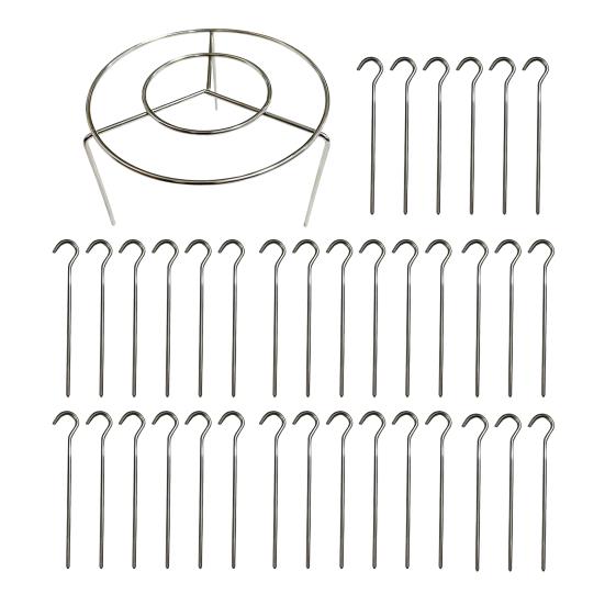 Air Fryer Skewer Stand Stainless Steel Vertical Grill Holder for Grilling Home Kitchen Kabobs Skewer Air Fryer Accessories for BBQ Lovers