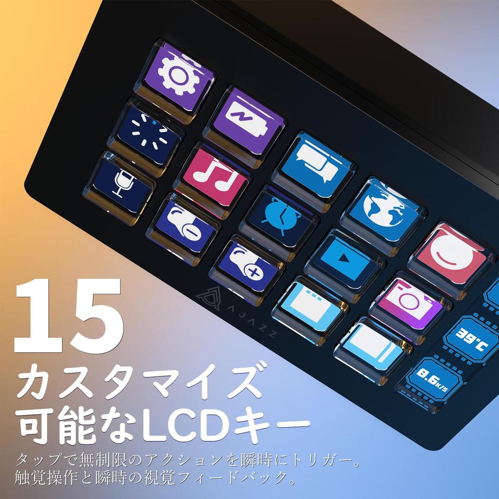 MAMBASNAKE x AJAZZ AKP153 Studio Stream 15 макросов запускают действия с приложениями и программным обеспечением, такими как пользовательская консоль для видеодеки в реальном времени, контроллер, клавиши,