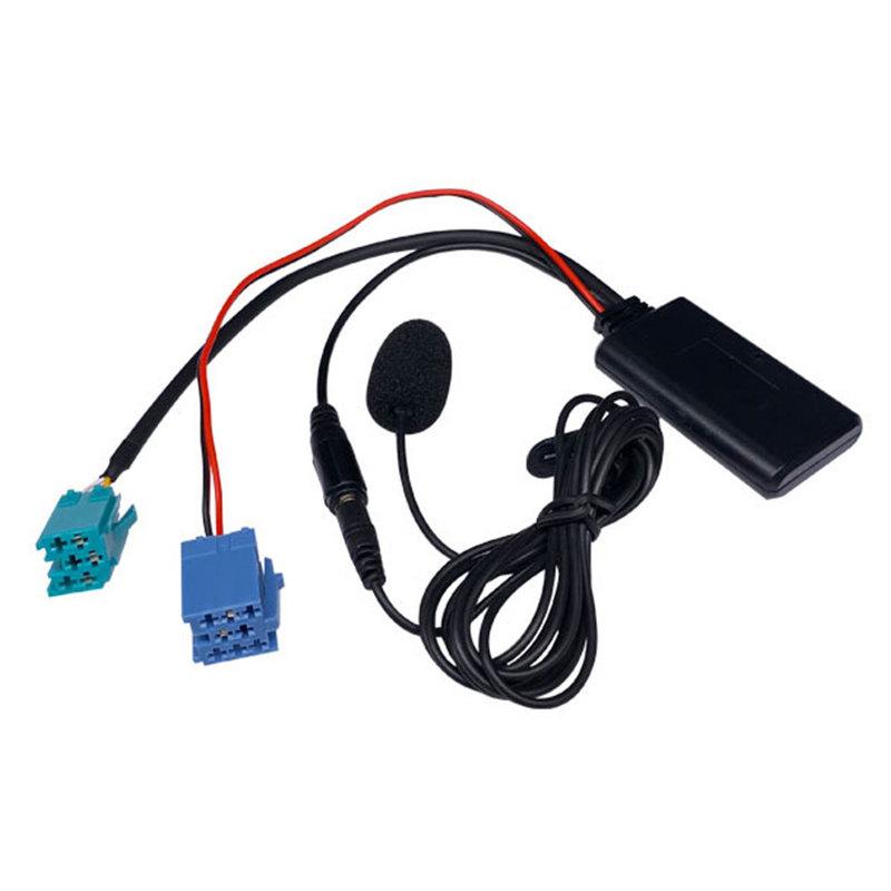 Автомобильный модуль Bluetooth AUX аудиокабель адаптер микрофон Handsfree MINI ISO 6Pin AUX кабель для Renault Updatelist Radio 2005-2011