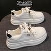 Leather Little White Shoes Children's Shoes Versatile Platform Student Board Shoes Autumn New Casual Sports Shoes