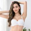 Varsbaby Сексуальный кружевной бюстгальтер с половиной чашки, нижнее белье с эффектом пуш-ап, тонкие хлопковые женские бюстгальтеры