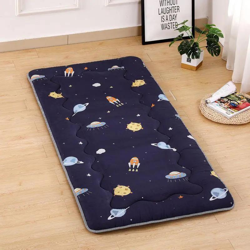 WTEMPO Большой размер Мягкий Домашний Кровать Отель Татами Принтованный Складной Матрас Подушка Толстый Теплый Матрас для Студенческого Общежития Сезон Возвращения в Школу Матрас