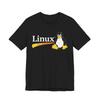 Унисекс Футболка с логотипом ОС Linux Черный / Темно-синий Графическая футболка S-5XL
