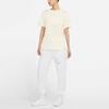Nike Спортивная одежда Essential Loose Knit Printed Casual Celebrity Neck T Shirt Women Tops Coconut-White DH4256-113