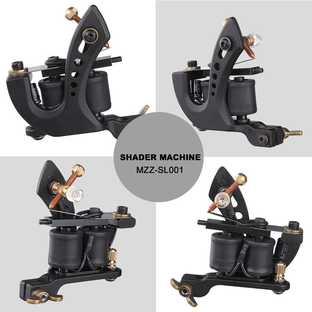 Coil Tattoo Machine for Liner Shader Tattoo Frame 8 Warp 10 Warp for Tattoo Trainer Beginner School