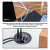 U3-095-HUB04 Настольный USB-концентратор на 2xCard Reader+USB-C+2xUSB 3.0+разветвитель для наушников, док-станция