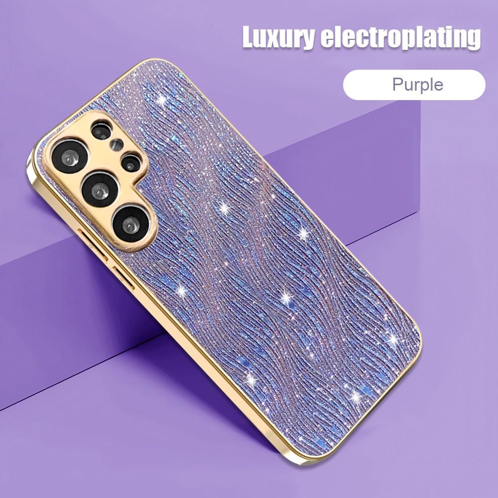 Гальванизированный ТПУ чехол для телефона Samsung Galaxy S25 Egde S25 S24 S23 Ultra Plus S23 FE S24 FE 5G Чехол Камера Ударопрочные Чехлы