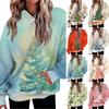 Women's Fashion Daily  Casual Hoodie Long Sleeve Printed Top