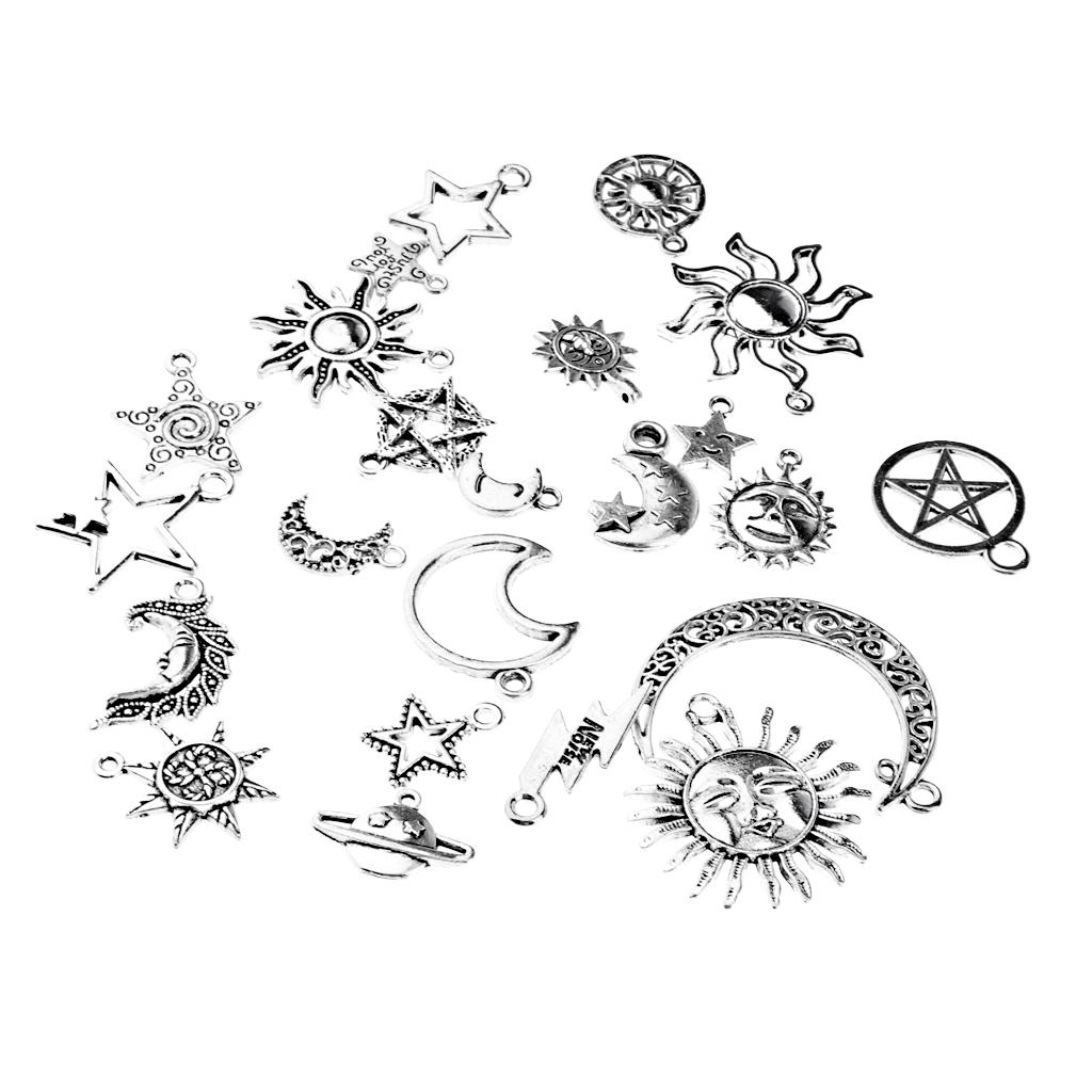 Пакет Sun Moon Star Шарм Подвеска для DIY Ожерелье Браслет Изготовление ювелирных изделий