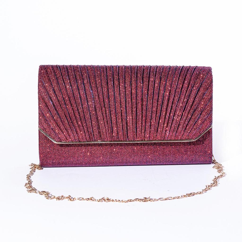 Вечерний клатч с блестками и стразами: Элегантная квадратная сумка кроссбоди