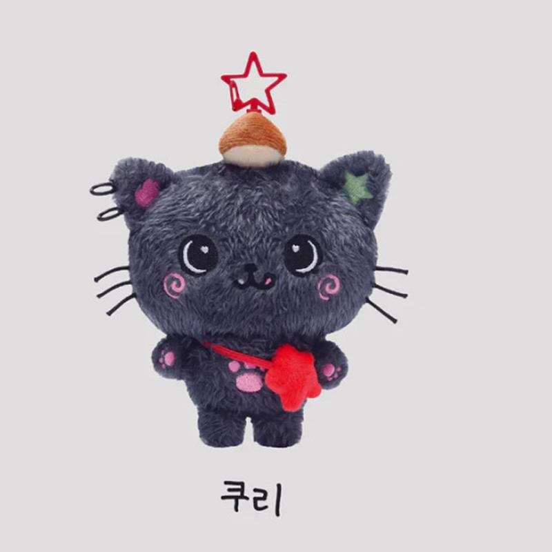 15cm NTC WISH Sakuya RIKU YUSHI Peripheral Tea Cat Doll Plush Dog Keychain NTCWISH Cartoon Key Rings Bag Pendant Key chains