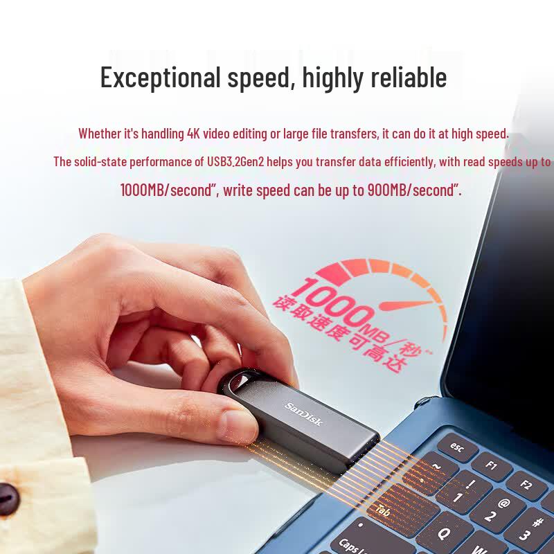 SanDisk CZ890 Type-C USB 3.2 Solid State Phone USB Drive
