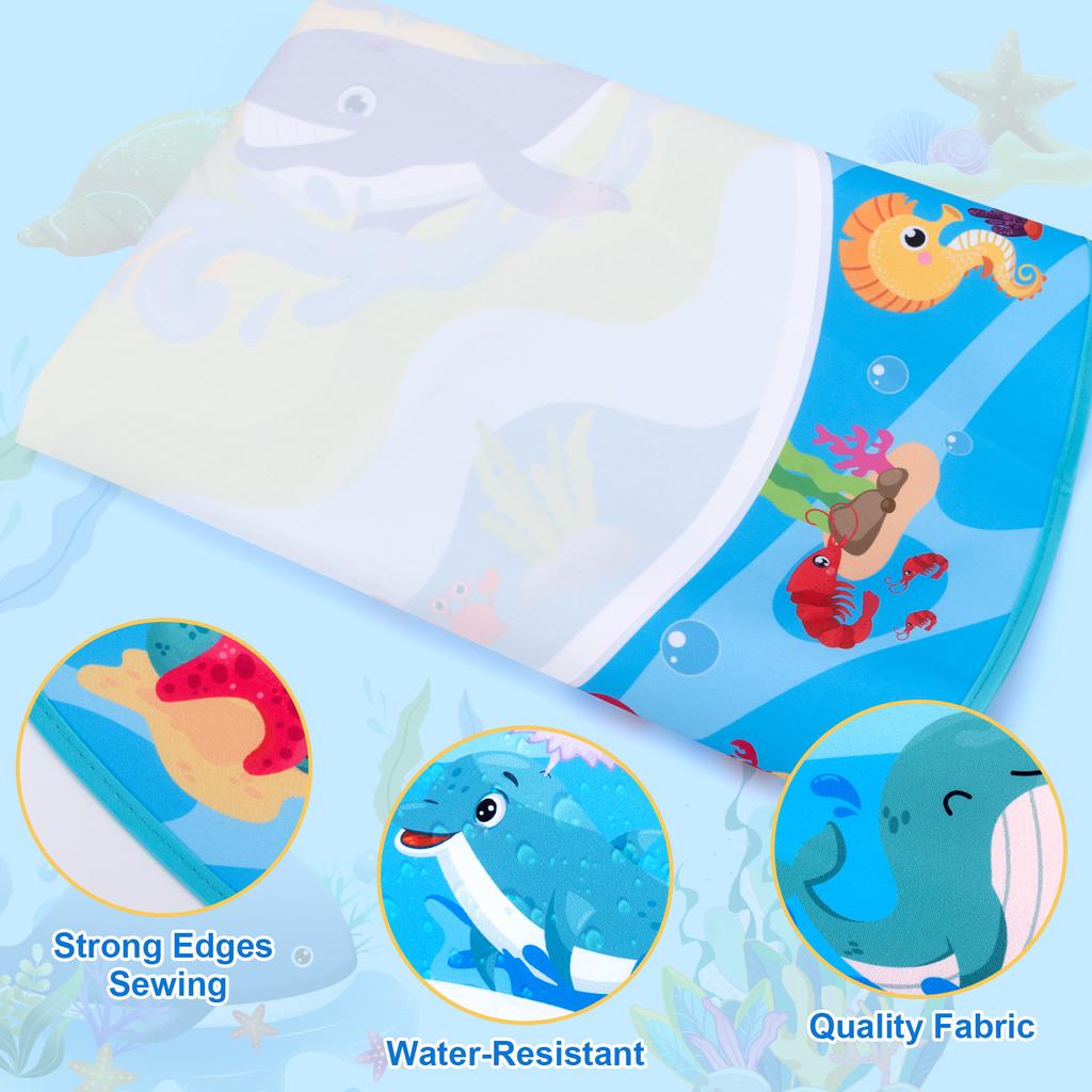 Детский волшебный коврик для рисования водой, раскрашивание, каракули многоразовыми волшебными ручками, Монтессори игрушки, доска для рисования, развивающие игрушки, подарки для детей