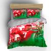 Red & Green Ronaldo Bedding Bedding set (1 duvet cover, 2 pillowcases, duvet not included)