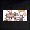 Cozy Yuru Yuri Animeseries Mouse Pad NonSlip Large Desk Mat Thick Stitched Edge Gaming Mousepad