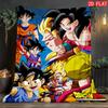 Dragon Ball Popular Cartoon Blanket Lightweight Flannel Warm Blanket for Kids Adults Fans THW