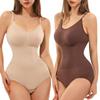 Plus Size Bodysuit Shapewear Women's Tummy Control Sculpting Bodysuit Body Shaping One-piece Underwear Slimming Shapewear