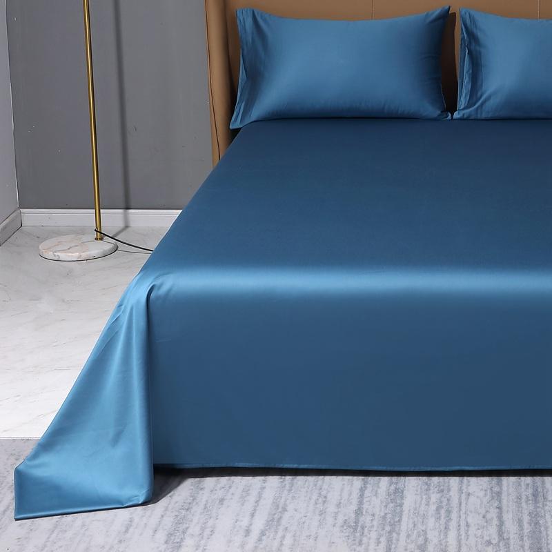 Cotton 3PC 100S Bed Sheet and Pillowcase Set, Bedroom Bedding, Extra Large Double Bed, Fashion Bedding