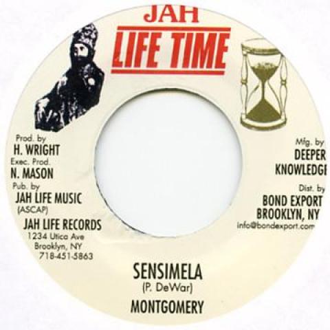 7inch Record MONTGOMERY Sensimela Dub JL005 Jah LifeBond E 2012 US Reggae Ska Dub Used