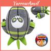 Zomg Огромная плюшевая игрушка-животное Мягкая и набитая волокнистым хлопком Зеленая и серая 23*22см