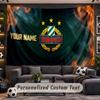 Rapid Wien FC Personalized Tapestry Support Custom Name, Wall Art Home Decoration