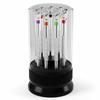 Precision Screwdriver Set for Watchmaking with Rotary Table and Spare Bits 9-piece Included.